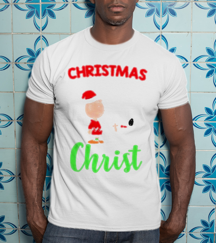 Charlie Brown Snoopy Christmas Christ T-Shirt