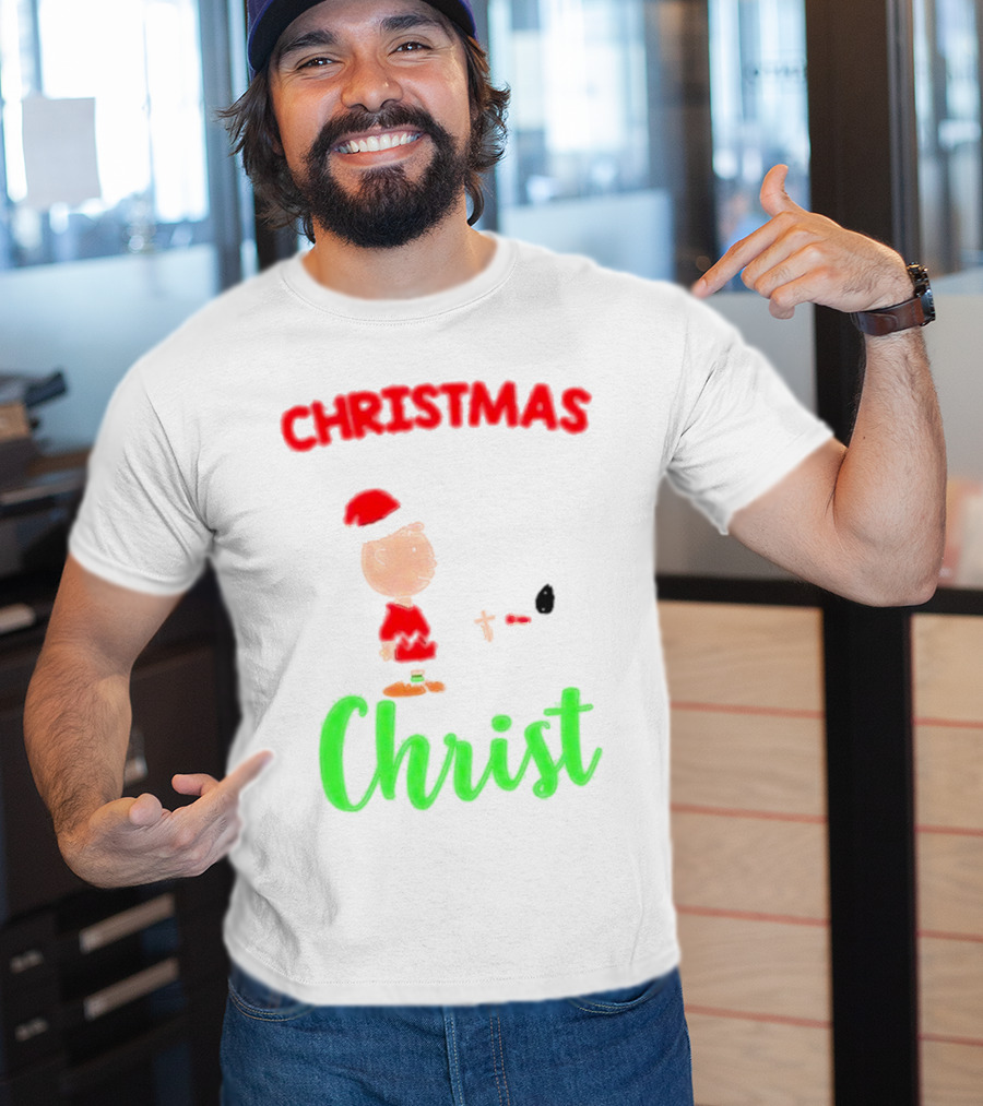 Charlie Brown Snoopy Christmas Christ T-Shirt