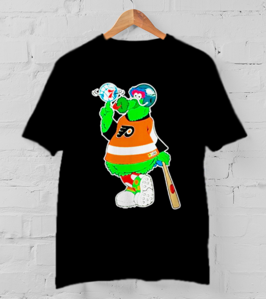 Philly Phanatic Philadelphia Flyers NHL Fan Art Sports T-Shirt