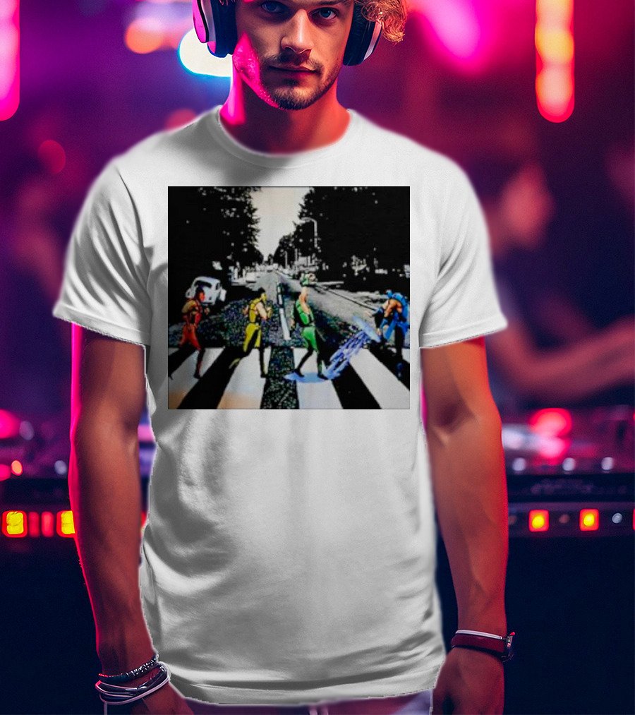 Mortal Kombat Characters Crossing Abbey Road T-Shirt