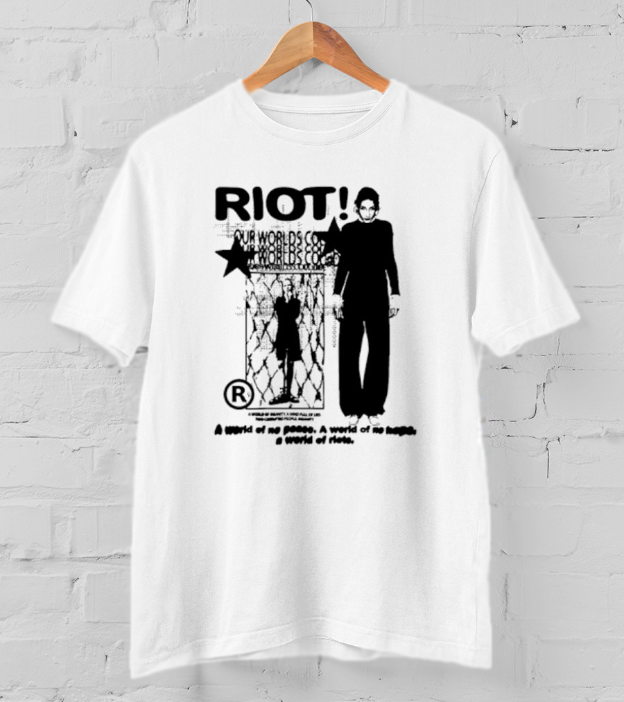RIOT Our Worlds Could No Peace No Hope T-Shirt