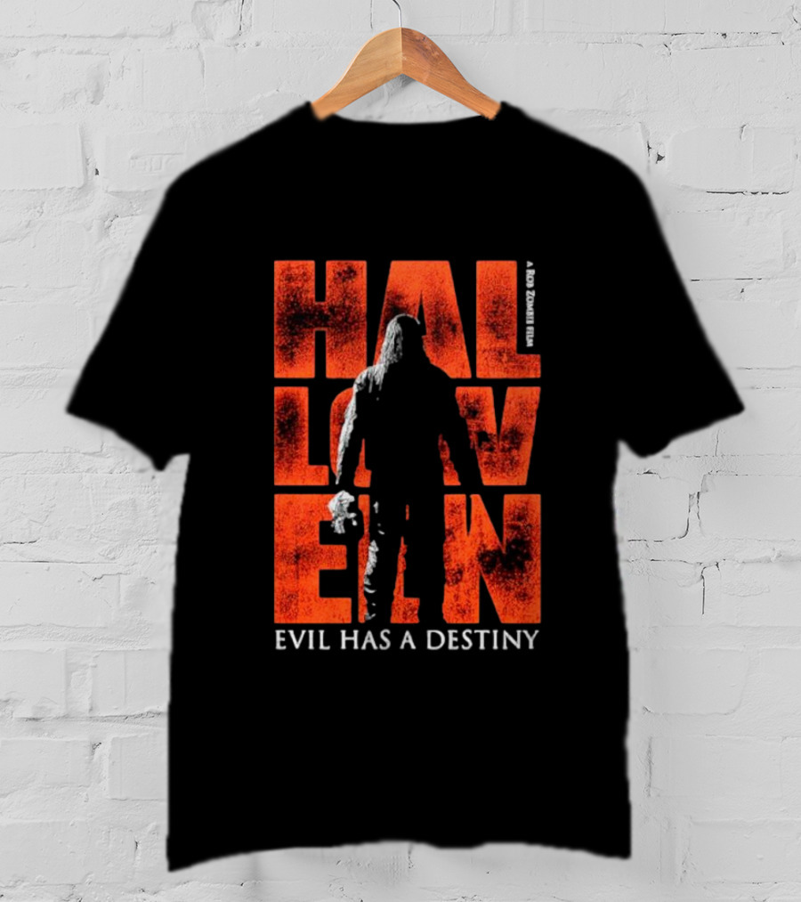Rob Zombie Halloween Evil Has A Destiny Iconic Horror T-Shirt
