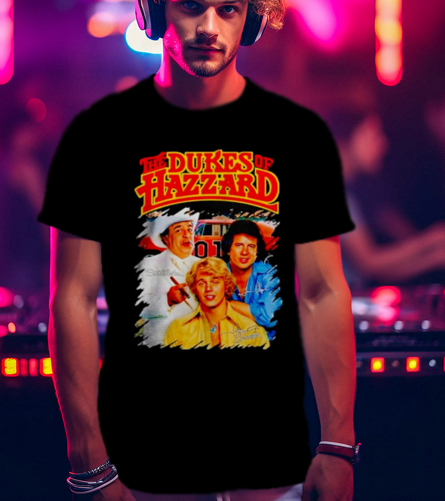 The Dukes Of Hazzard 01 Cast Signature T-Shirt