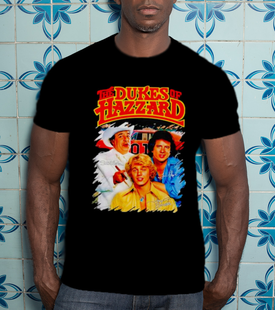 The Dukes Of Hazzard 01 Cast Signature T-Shirt