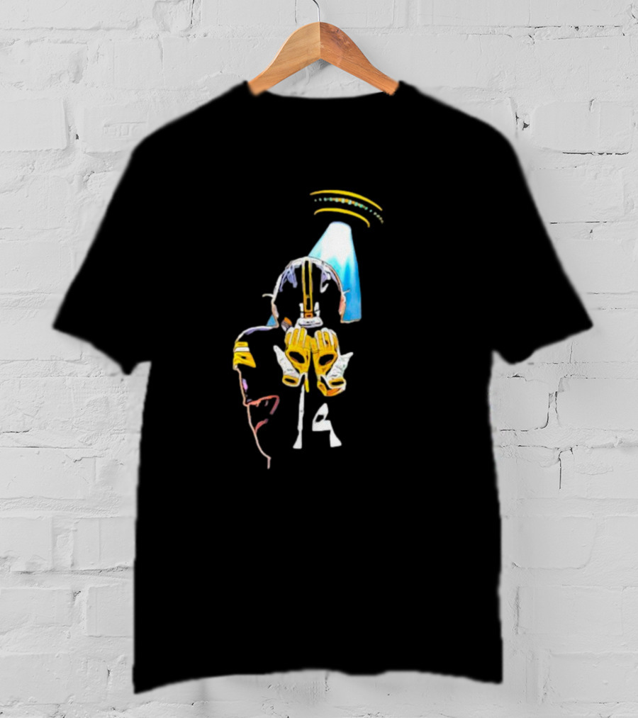 Wide Receiver Not From This Earth UFO Football Fusion Alien Receiver T-Shirt