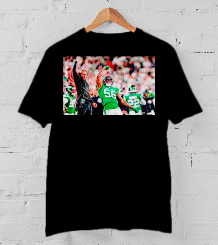 Quincy Williams And Rob Saleh New York Jets Victory T-Shirt