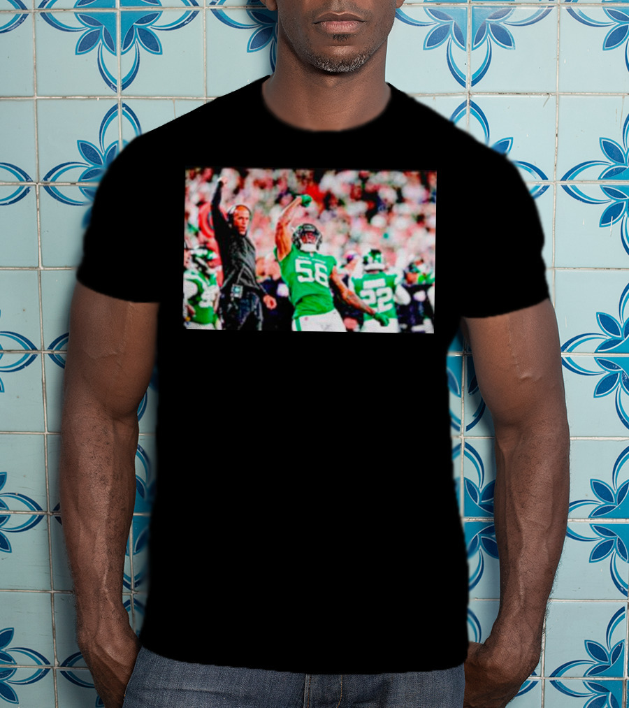 Quincy Williams And Rob Saleh New York Jets Victory T-Shirt