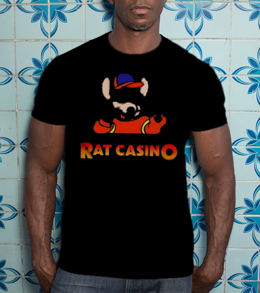 When I Die Bury Me At The Rat Casino Fun Dice Mascot T-Shirt