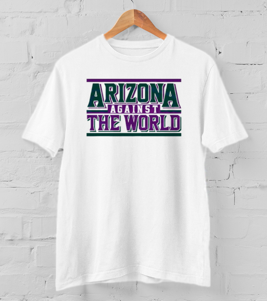 Arizona Against The World Vintage Style Retro T-Shirt