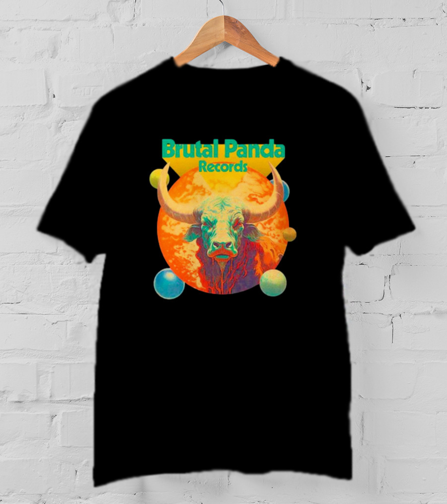 Brutal Panda Records Cosmic Taurus Planetary Aura T-Shirt