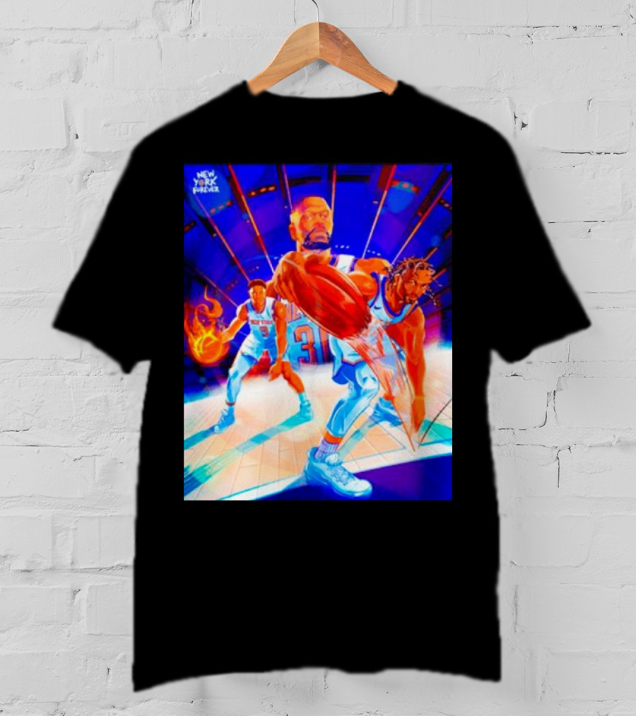 New York Forever Basketball Fireball Legends Stadium Action T-Shirt