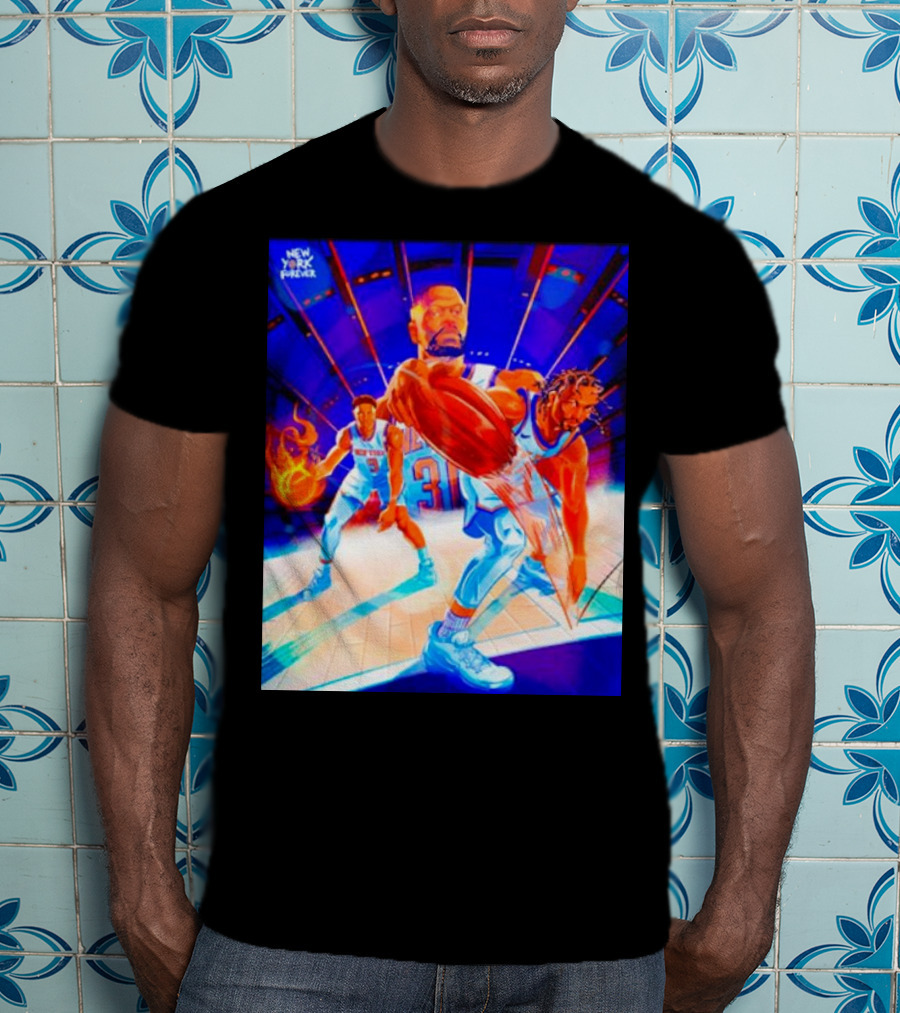 New York Forever Basketball Fireball Legends Stadium Action T-Shirt