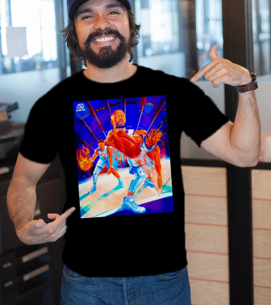 New York Forever Basketball Fireball Legends Stadium Action T-Shirt