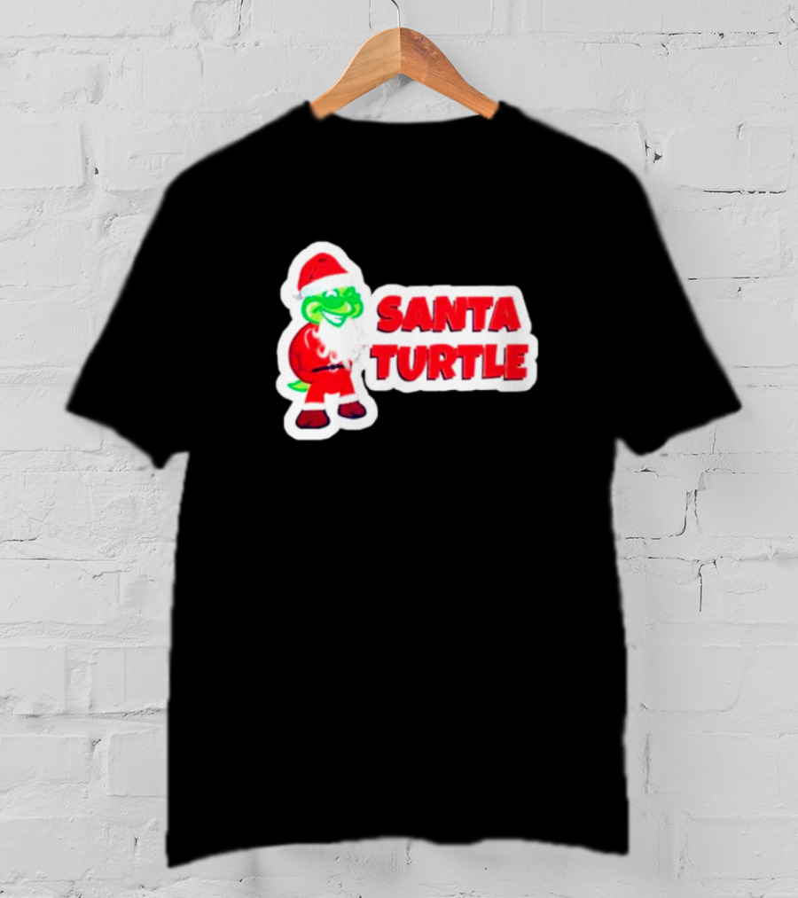 Santa Turtle Christmas Cheer T-Shirt