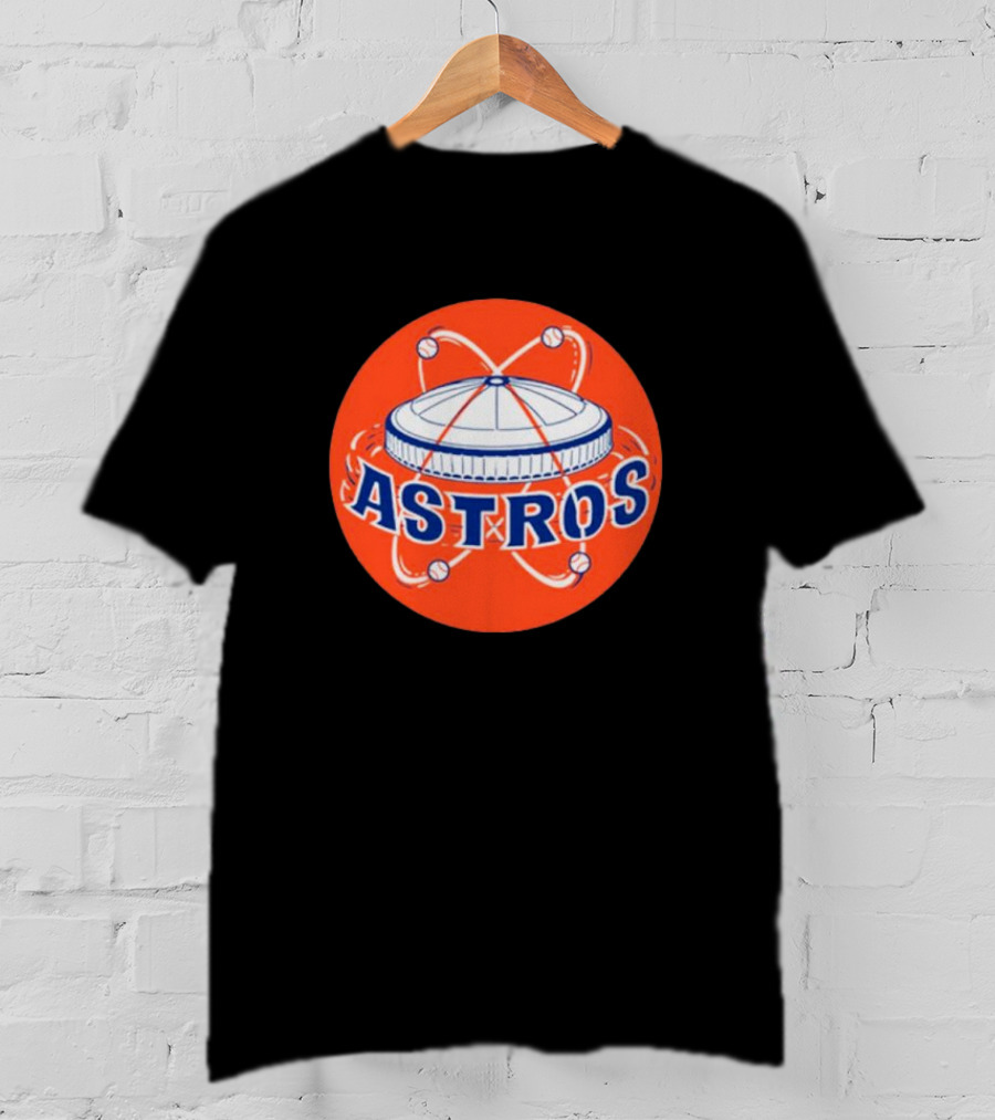 Astros Houston Baseball Retro Dome Circle T-Shirt