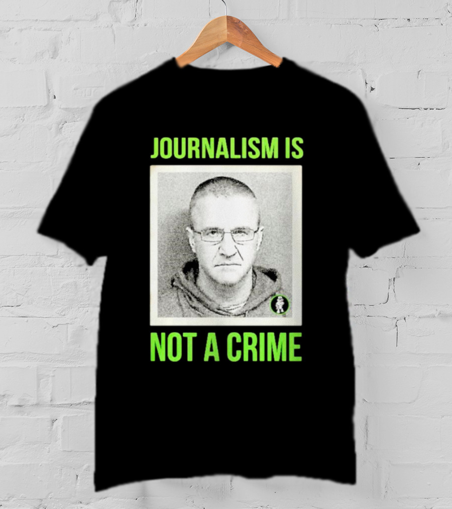 Aidan Kearney Journalism Is Not A Crime Mugshot Image T-Shirt