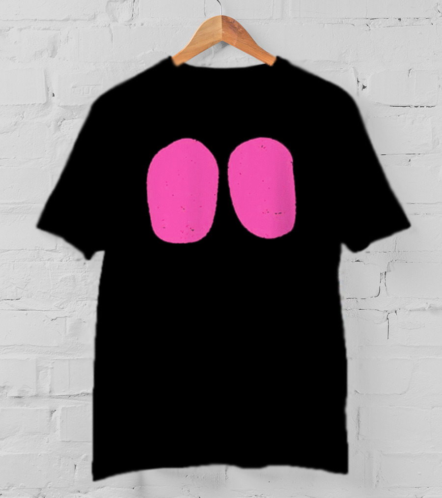 Night Rider Eyes Neon Pink Ovals T-Shirt