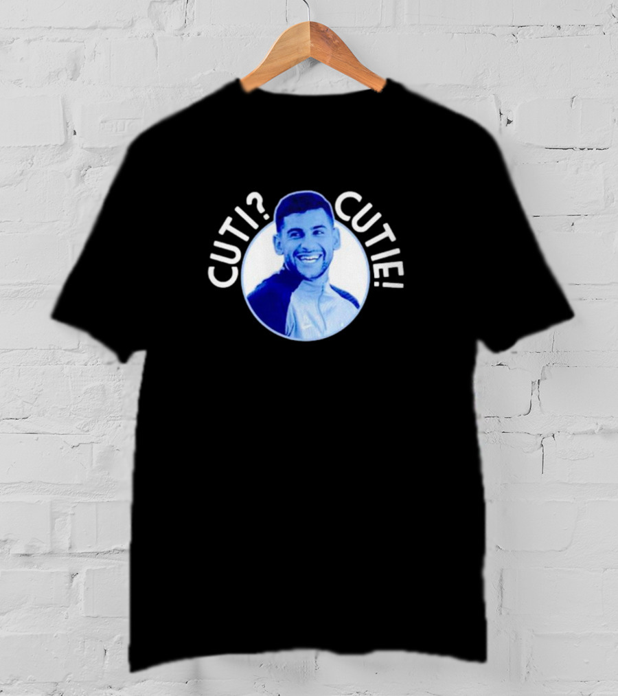 Cuti? Cutie Cristian Romero Blue T-Shirt