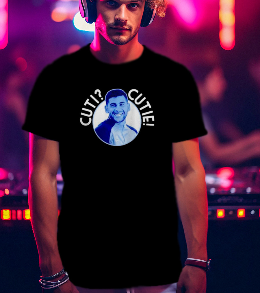 Cuti? Cutie Cristian Romero Blue T-Shirt
