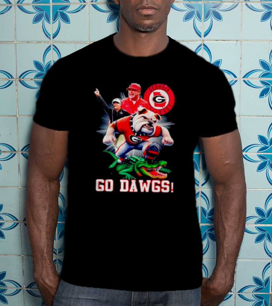 Georgia Bulldogs Go Dawgs Coaches Mascot Gator Rivalry T-Shirt