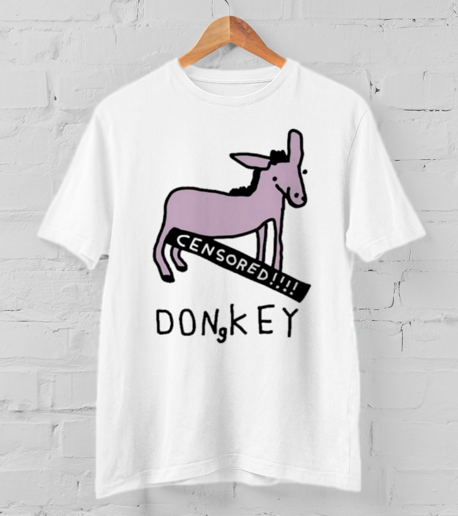 Censored Donkey Humor Play On Words T-Shirt