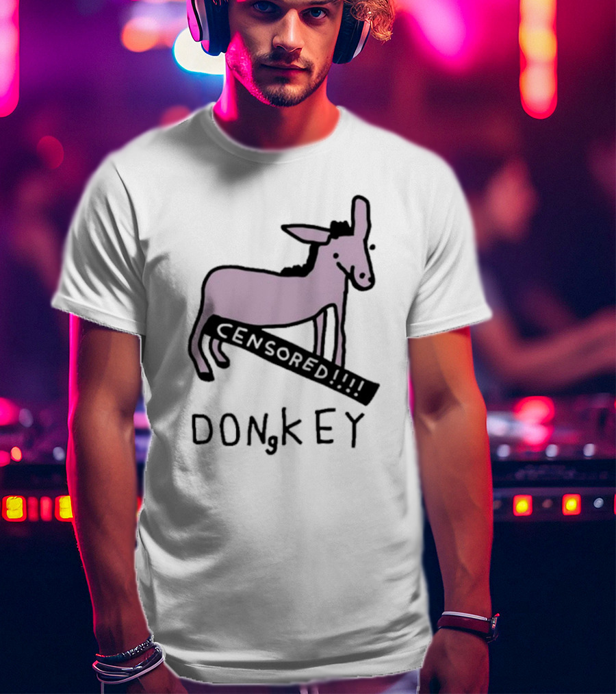 Censored Donkey Humor Play On Words T-Shirt