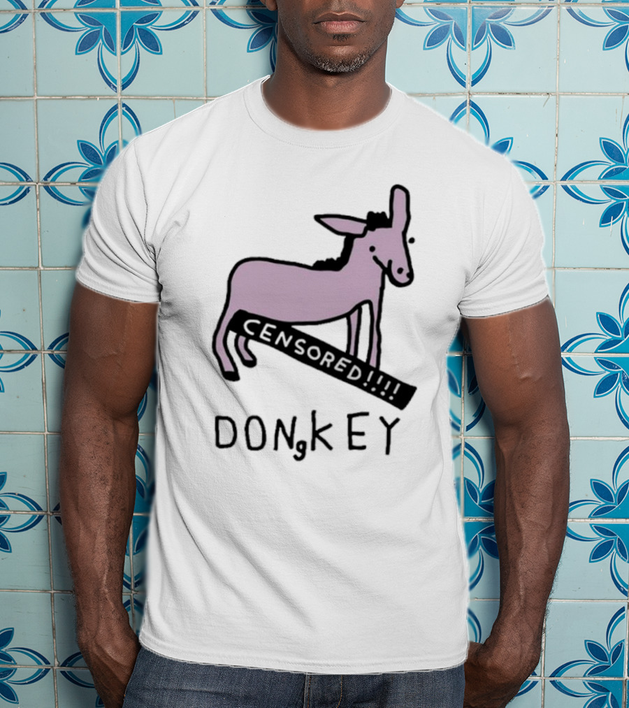 Censored Donkey Humor Play On Words T-Shirt