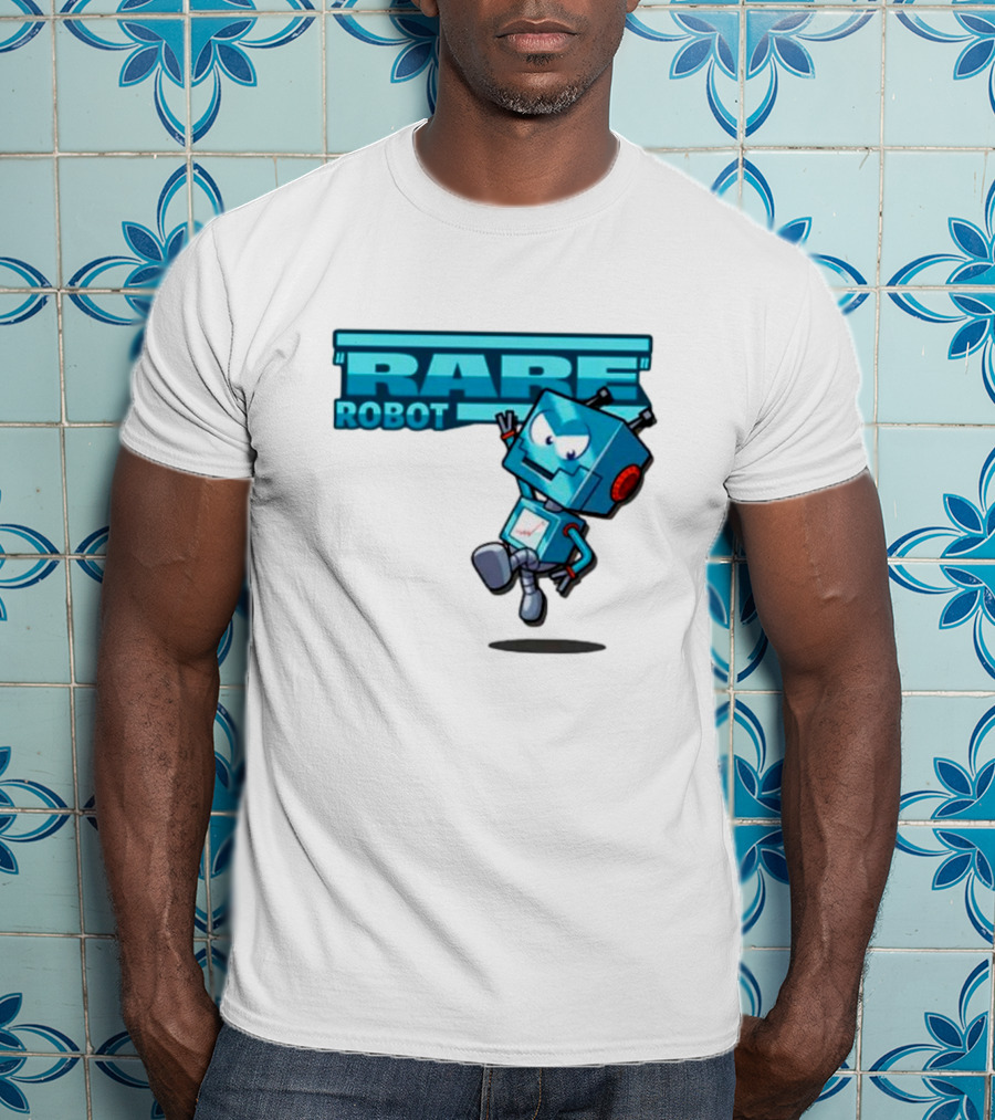 Rare Robot Character T-Shirt