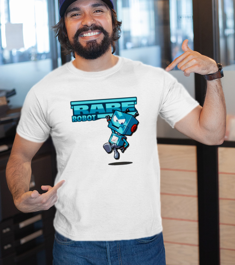 Rare Robot Character T-Shirt