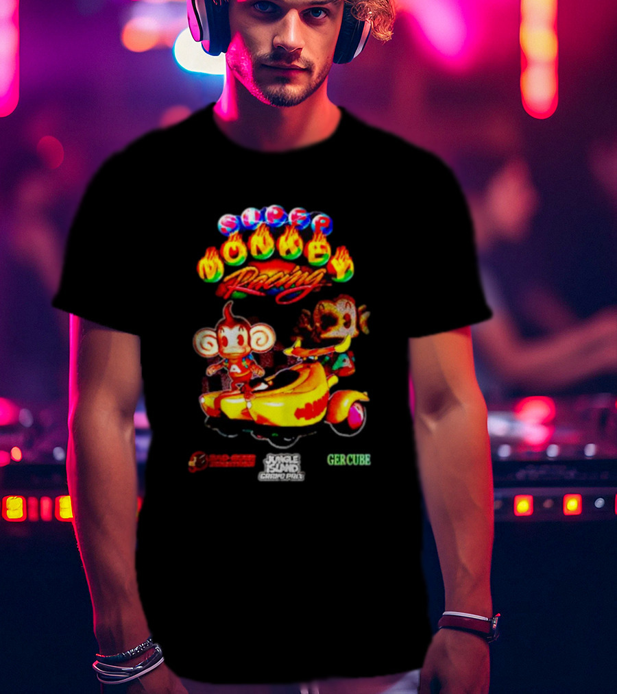 Super Monkey Racing Jungle Grind Chaos Park Gercube 3rd Strike Network T-Shirt
