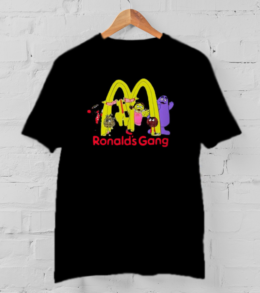 Ronald's Gang Mc Characters Under Golden Arches T-Shirt