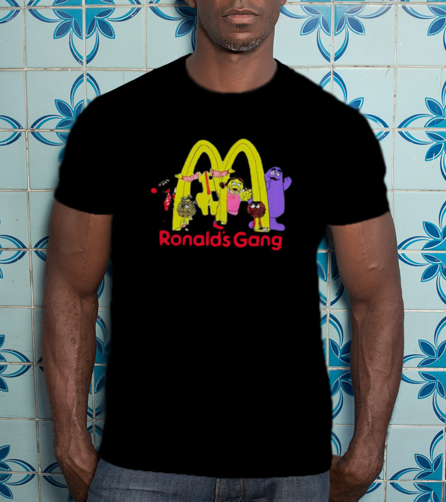 Ronald's Gang Mc Characters Under Golden Arches T-Shirt