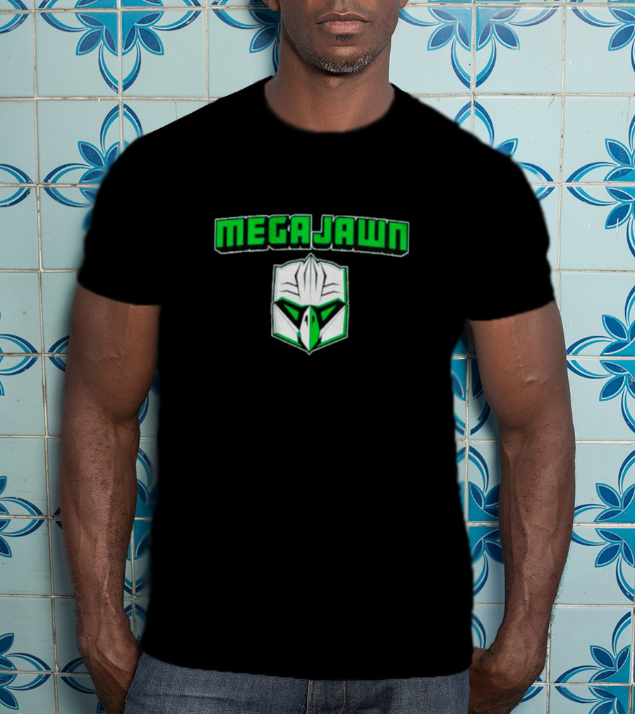 Philadelphia Eagles Mega Jawn Green Bird Emblem T-Shirt