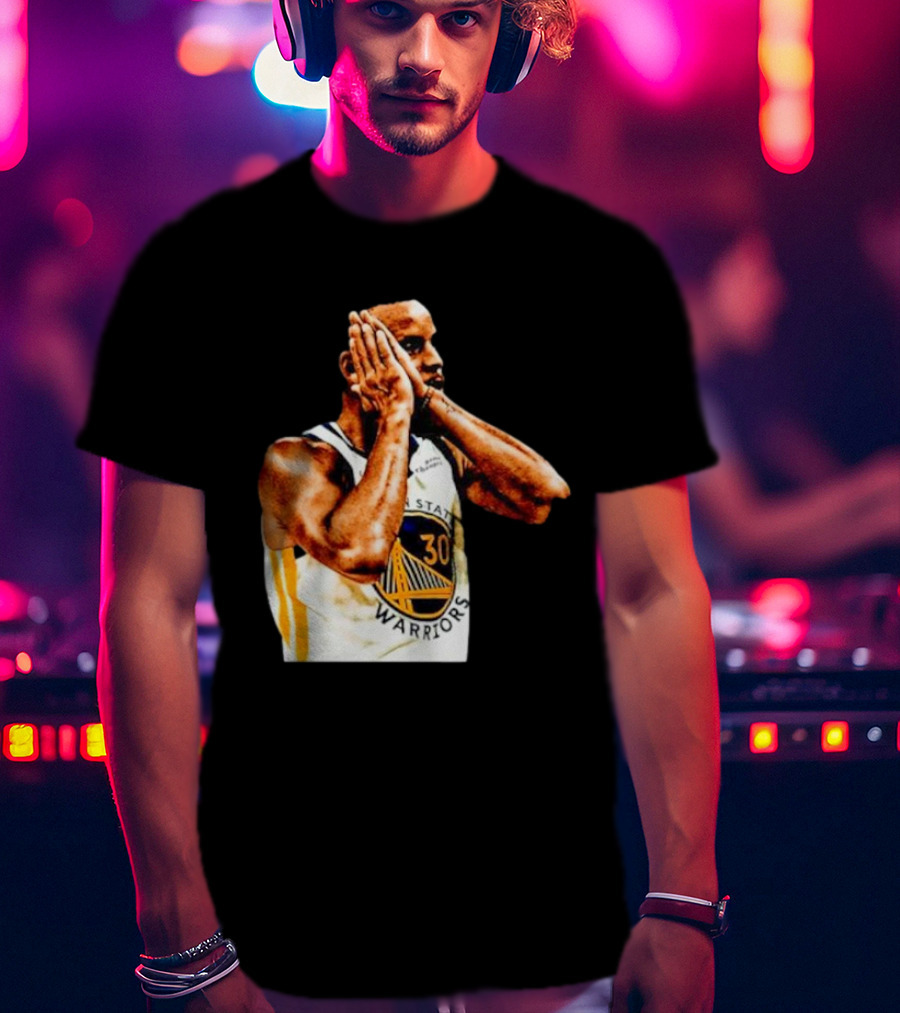 Golden State Warriors Stephen Curry Celebration Fan T-Shirt