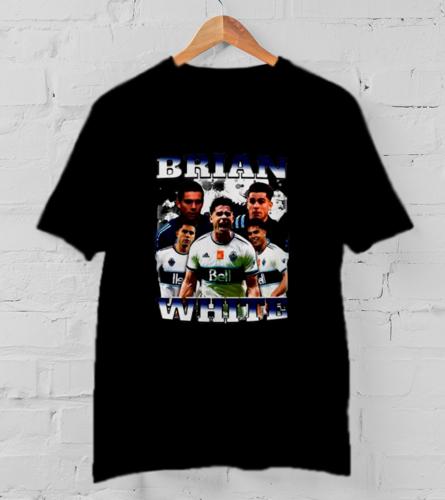 Brian White Bell Jersey Sports Collage T-Shirt