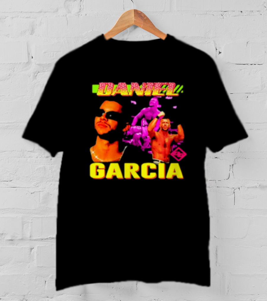 Daniel Garcia Neon Style Wrestling Action T-Shirt