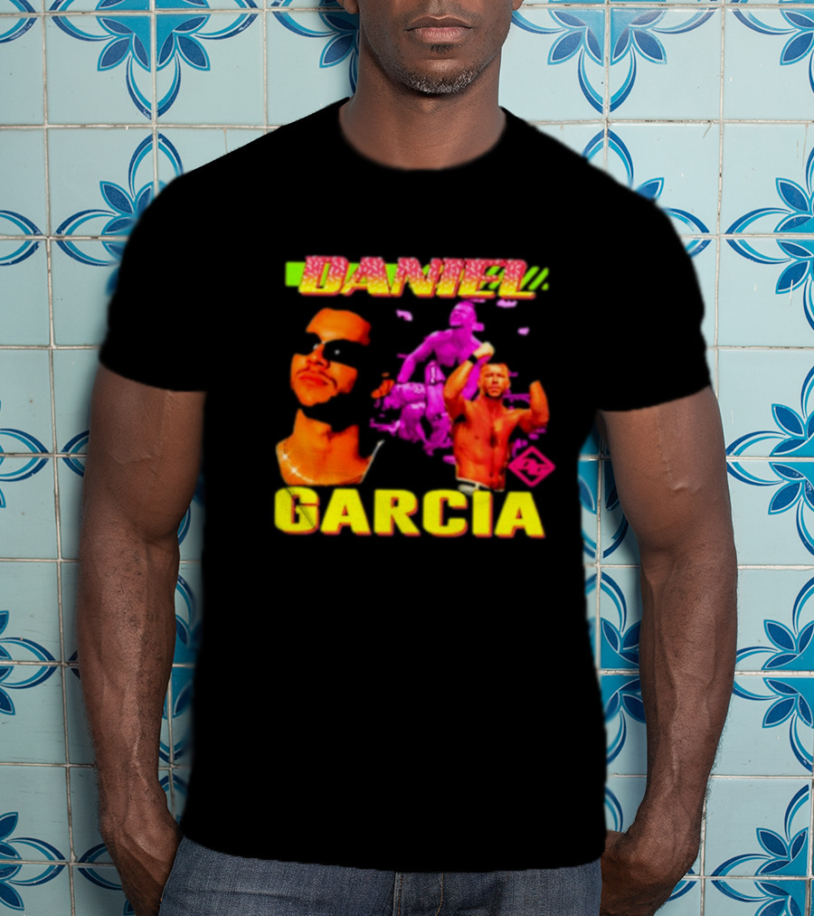 Daniel Garcia Neon Style Wrestling Action T-Shirt