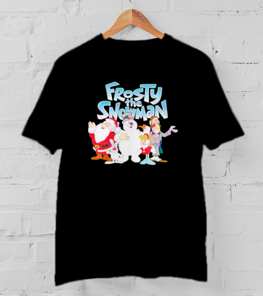 Frosty The Snowman Santa Bunny Friends T-Shirt