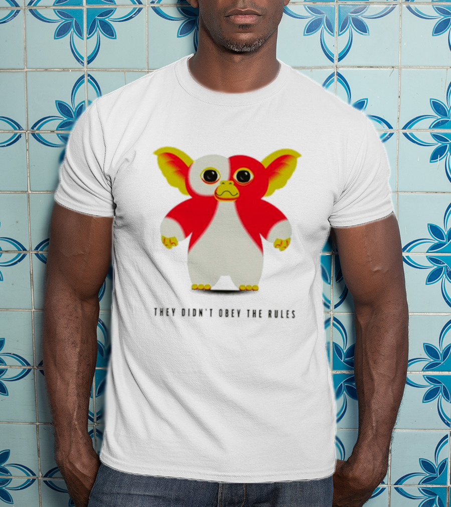 Gremlins They Didn't Obey The Rules Red And Yellow Creature T-Shirt