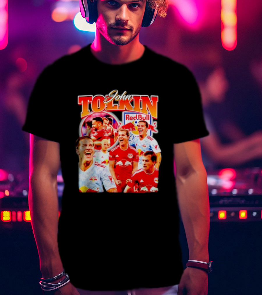 John Tolkin Red Bull Soccer Bootleg T-Shirt