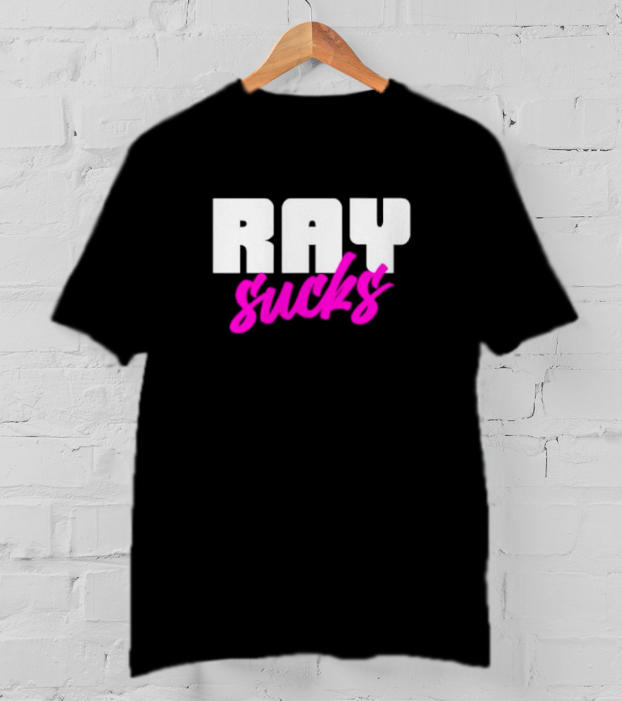 RAY SUCKS Bold Pink T-Shirt