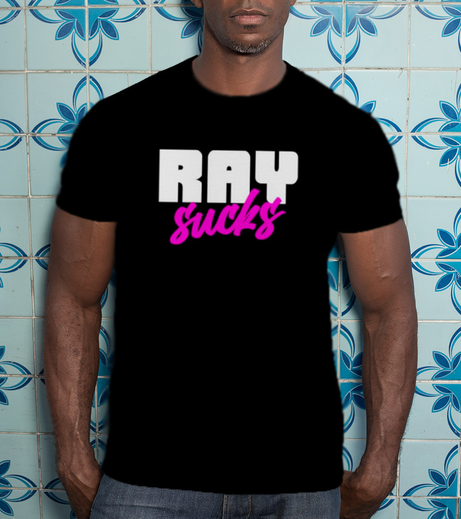 RAY SUCKS Bold Pink T-Shirt