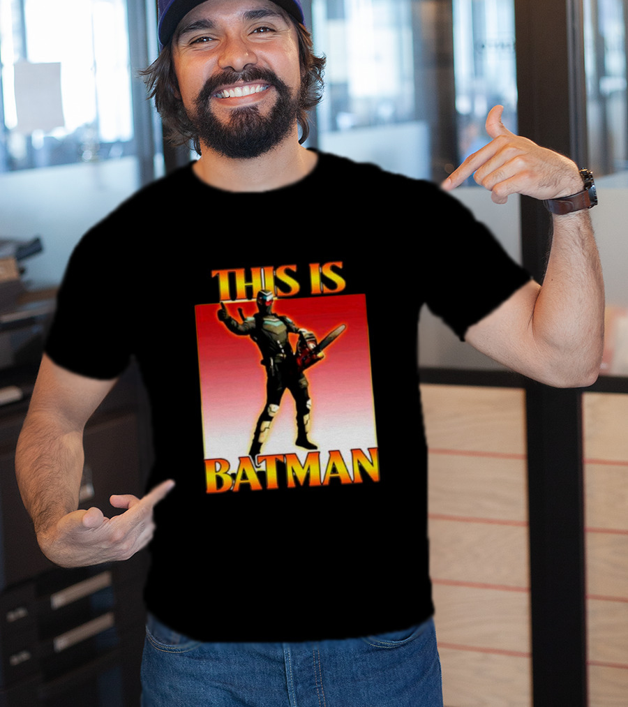 THIS IS BATMAN Chainsaw Hero T-Shirt