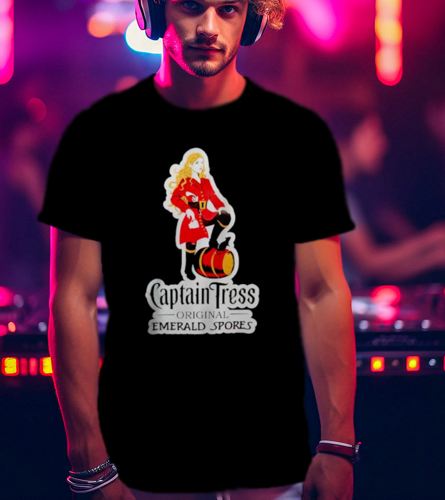 Captain Tress Original Emerald Spores T-Shirt