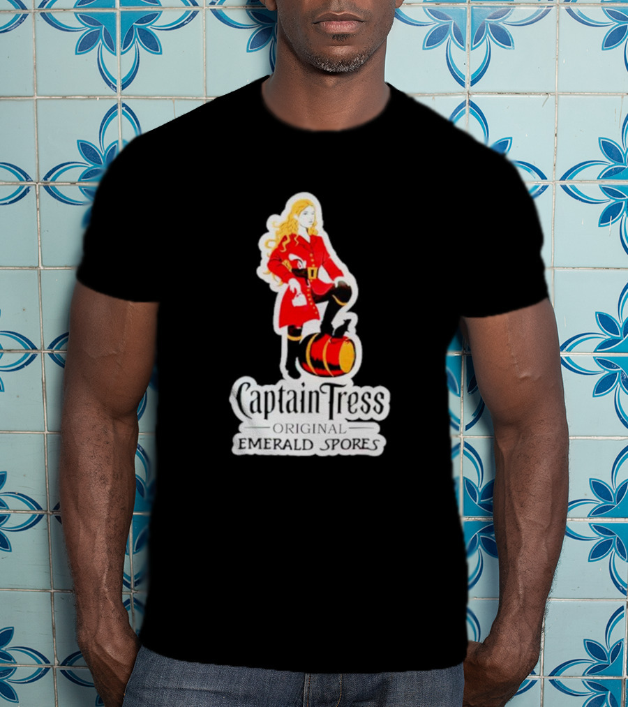 Captain Tress Original Emerald Spores T-Shirt