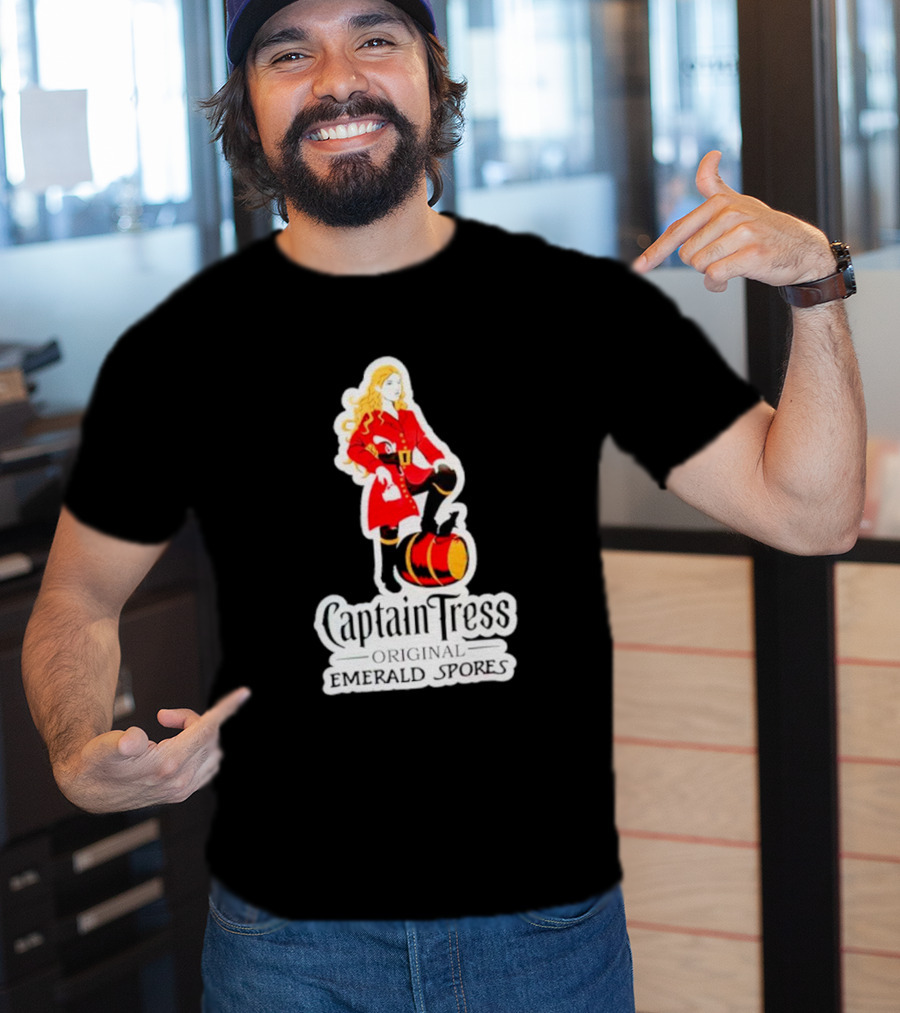 Captain Tress Original Emerald Spores T-Shirt
