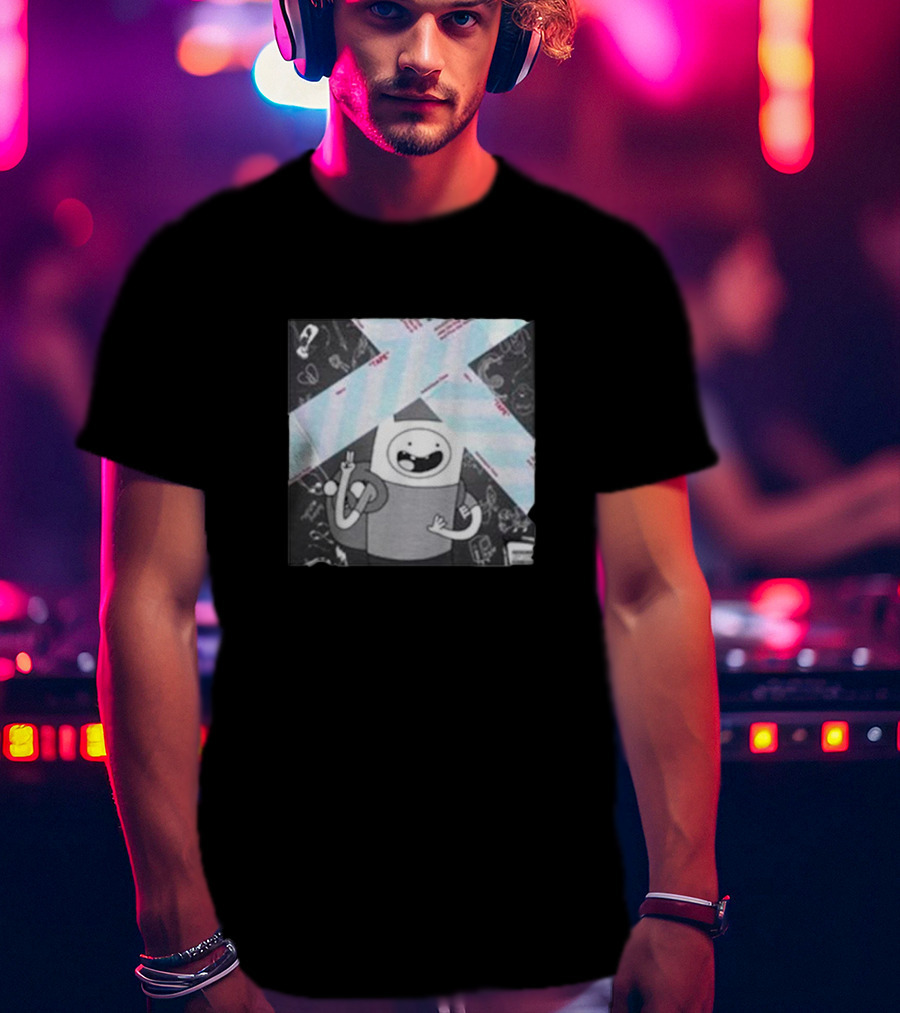 Flinn X Uzi Animated Character Crossover Mashup T-Shirt