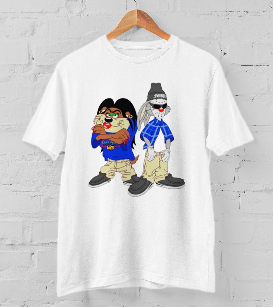 Foos Gone Wild Fooneytunez Cartoon Style Characters T-Shirt