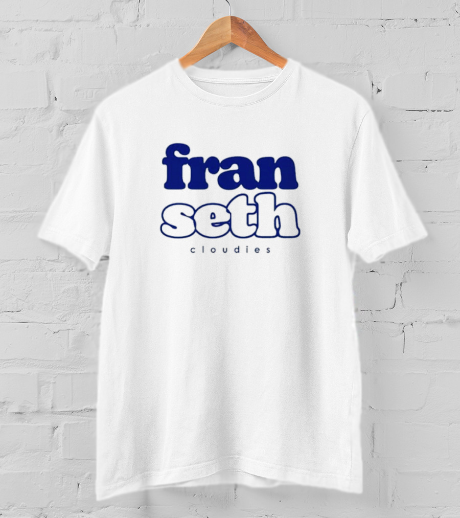 Fran Seth Cloudies Classic Text T-Shirt