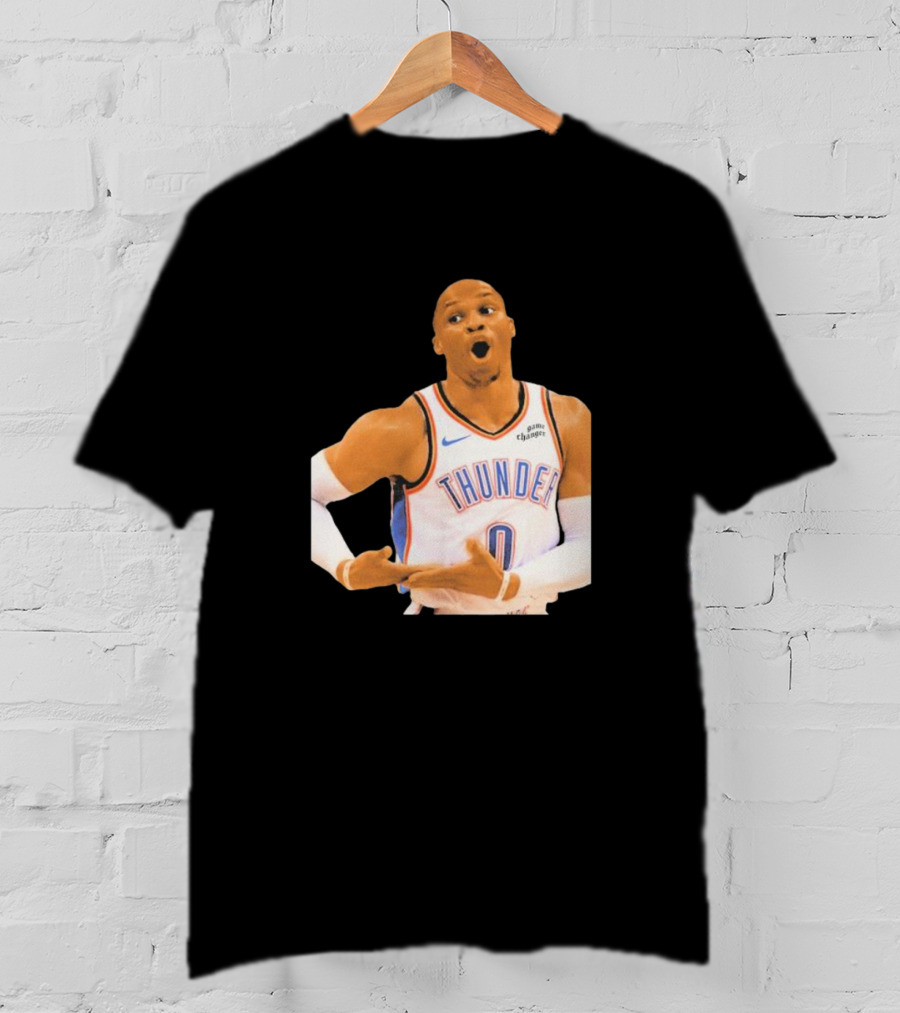 Thunder Rock The Baby Basketball Gesture Oklahoma City Thunder T-Shirt